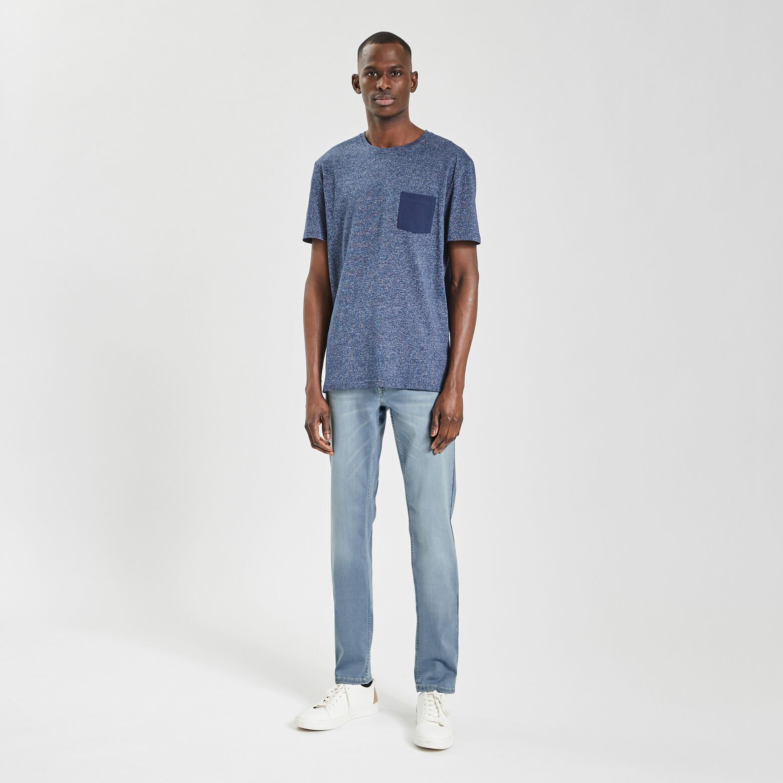 Jean slim urbanflex 4 longueurs Bleu