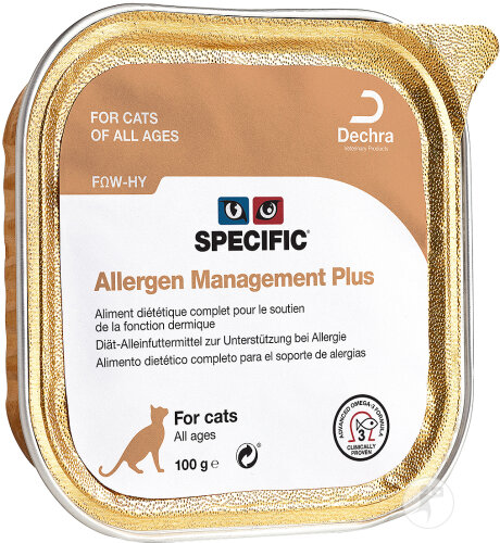 Specific FOW HY Allergen Management Plus Pour Chats 7x100g