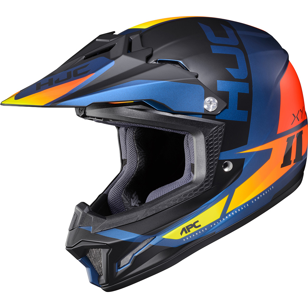 HJC - Casque Enfant CL-XY II Creed MC27SF / Noir / Navy / Orange