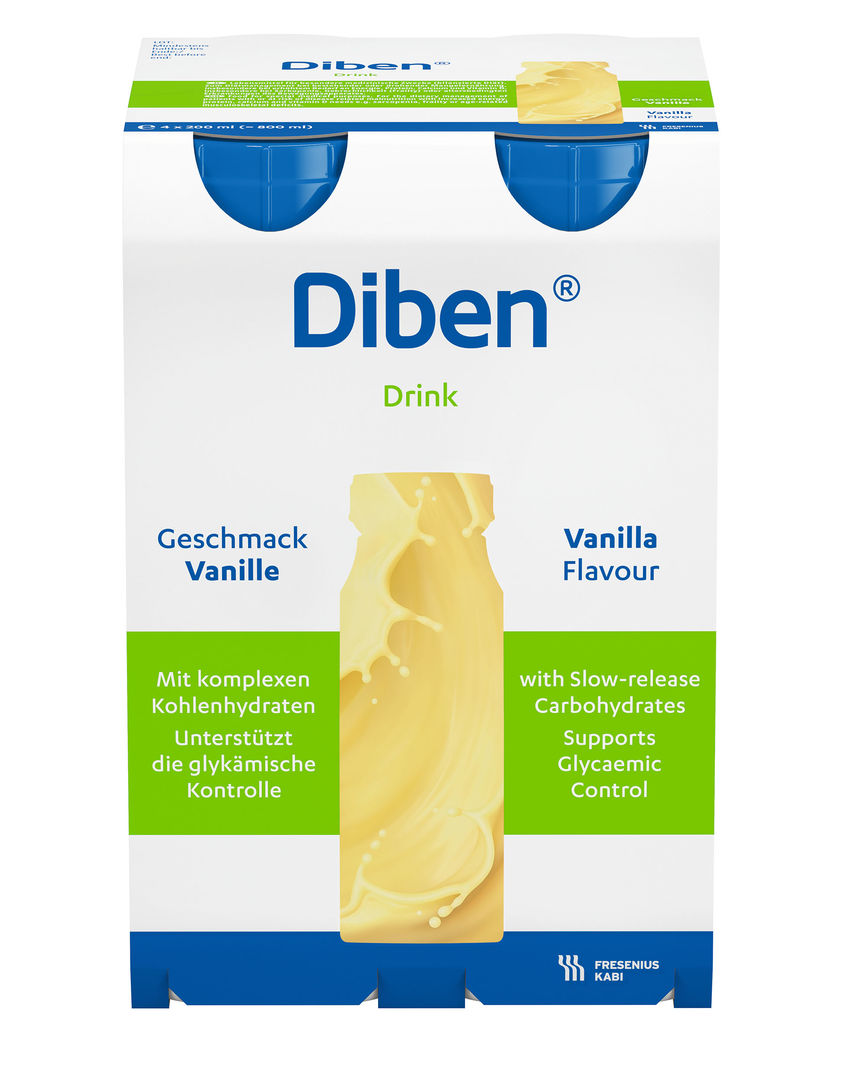 Diben Drink Vanilje 4x200 ml