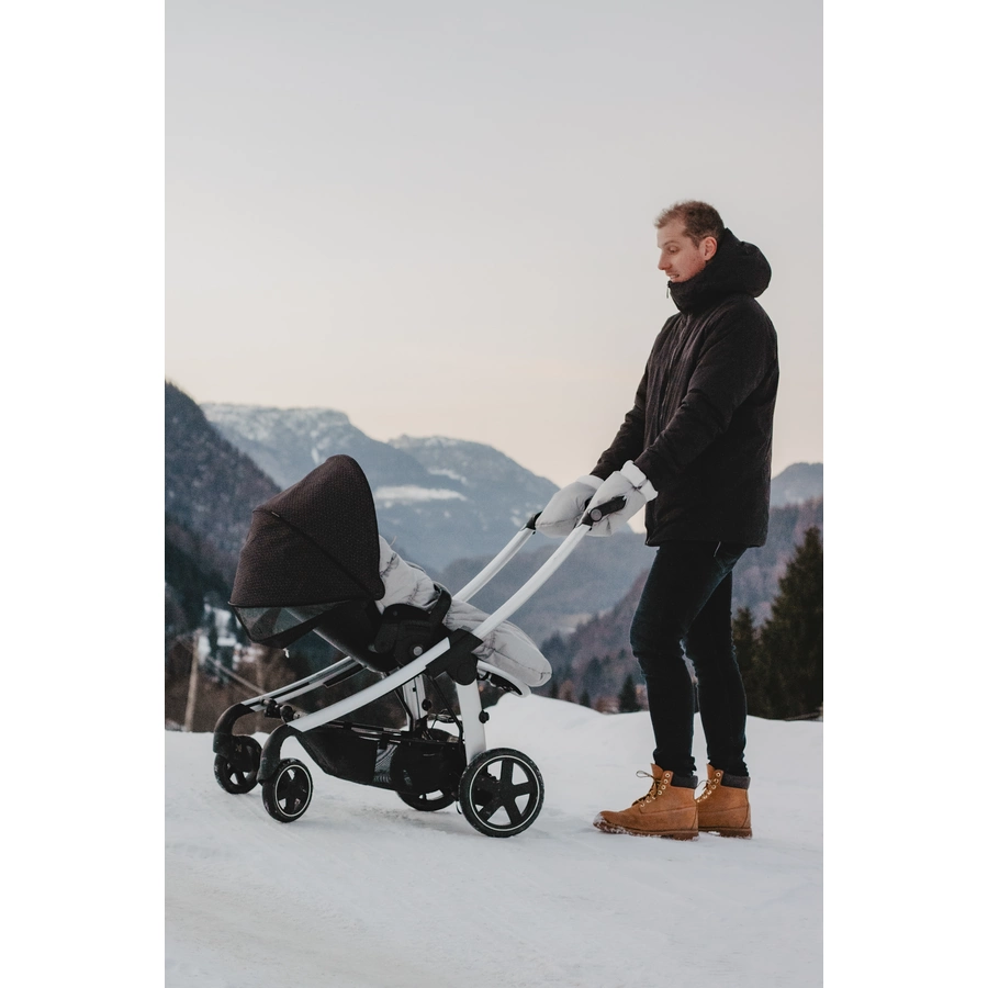 BEABA® Kinderwagenhandschuhe graumeliert
