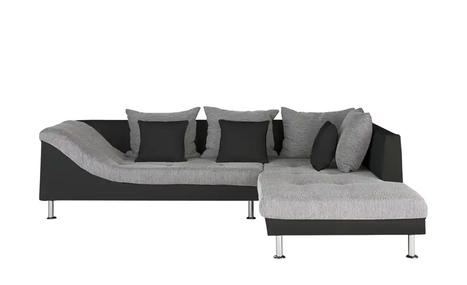 Ecksofa Wiebke Schwarz rechts