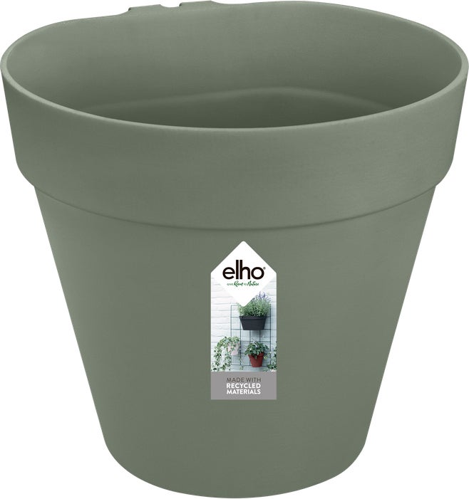 Elho muur bloempot Loft Urban groen D 15 H 13,5 cm