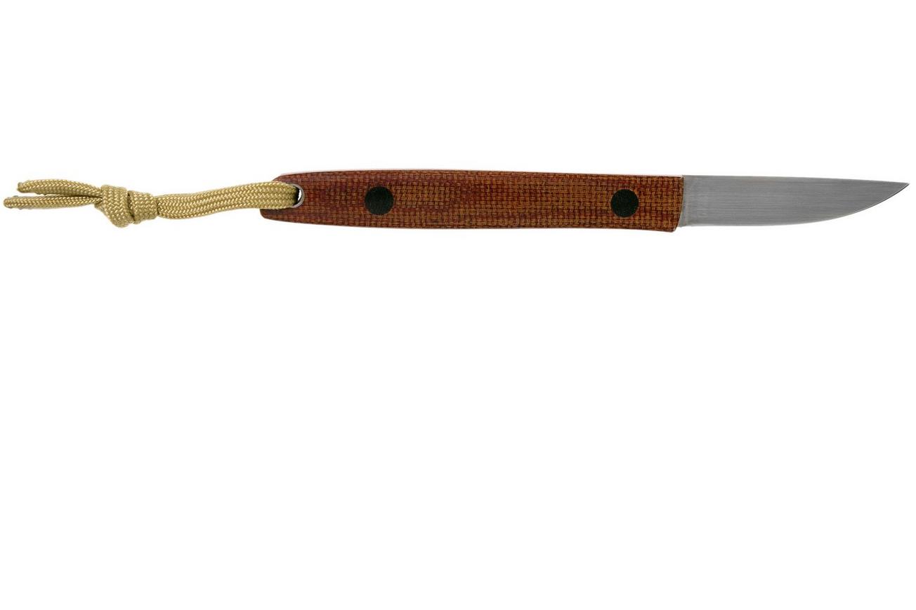 Ohta OFB SS 50 Natural Canvas Micarta vaststaand mes