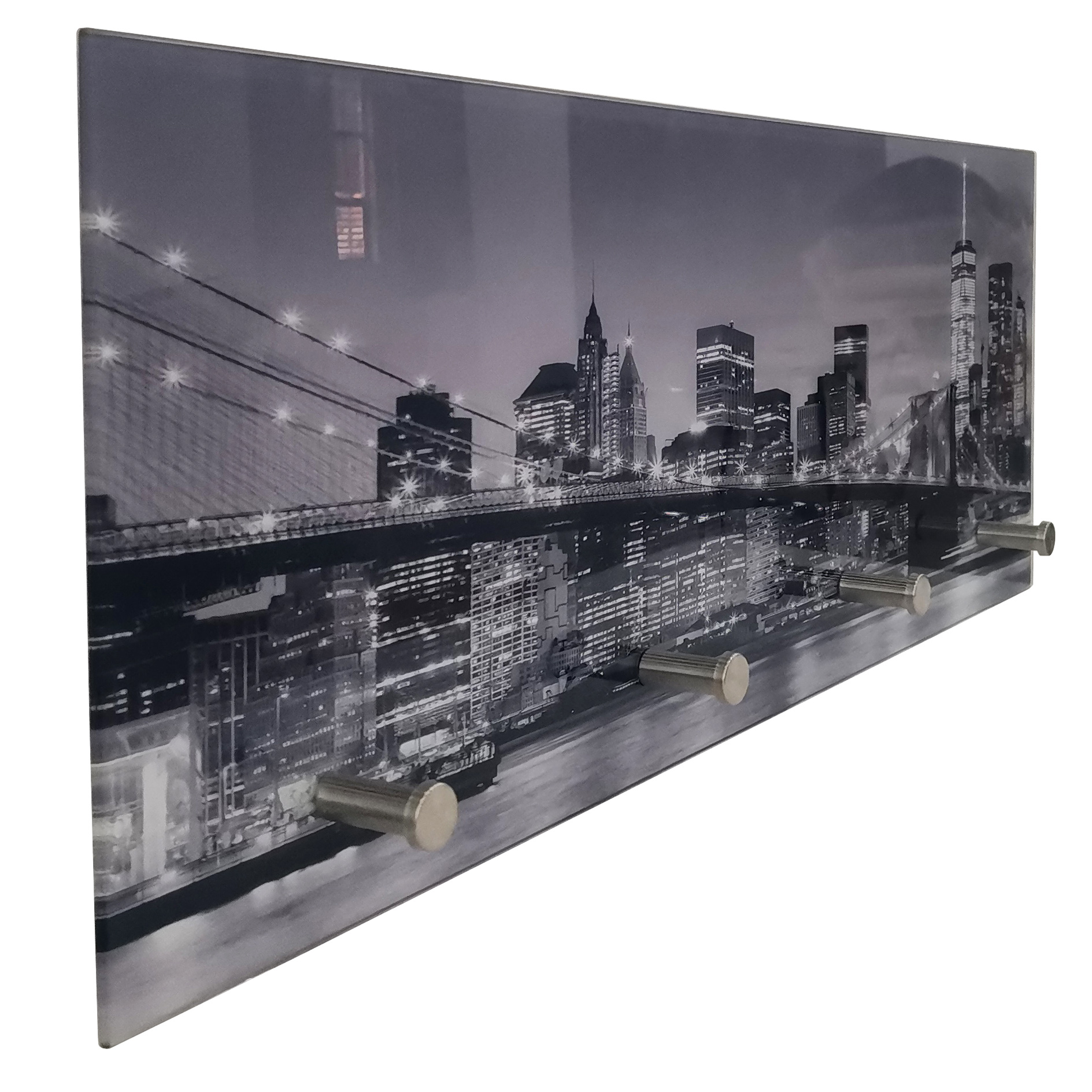 Glasgarderobe - Skyline - 4 Haken