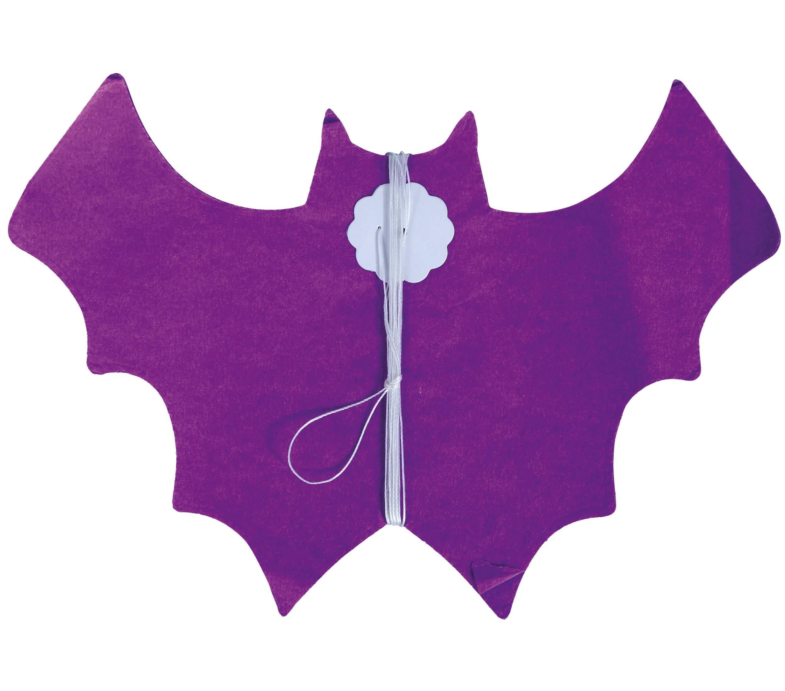 Halloween Slinger Paarse Vleermuizen 3m