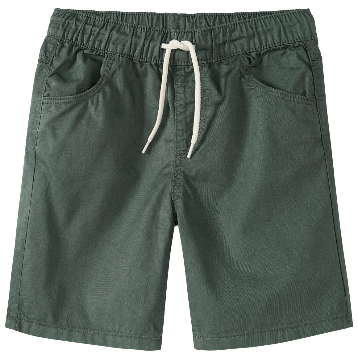 Famy Jungen Shorts mit Tunnelzug dunkelgrün