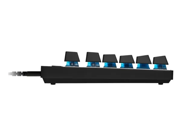 Logitech G PRO X RAPID - Tastatur - TKL - bagbelyst - USB - QWERTY - US International - tastkontakt: Linear - sort
