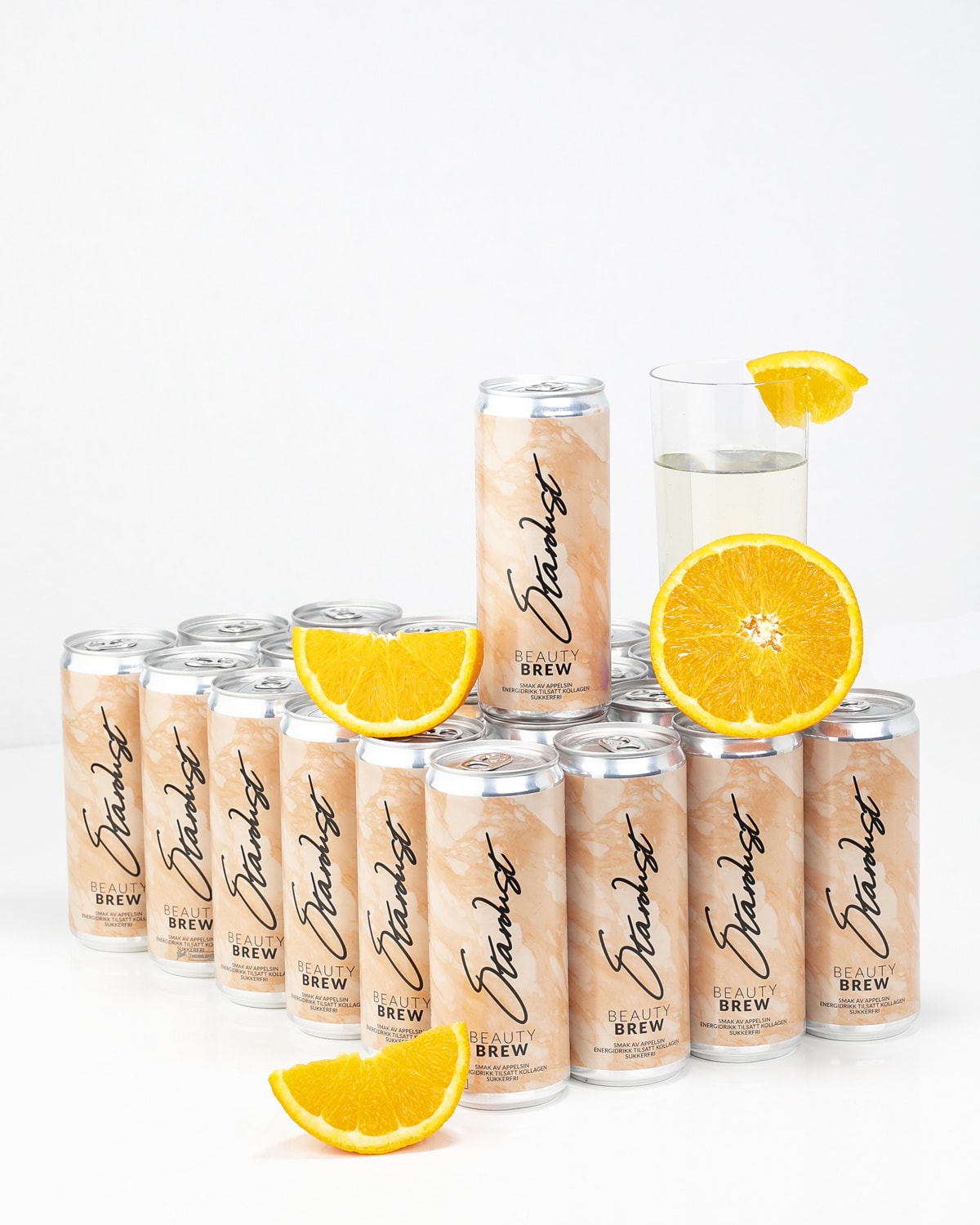 Stardust Beauty Brew - Collagen Energy Drink - Orange Crush 24x330ml