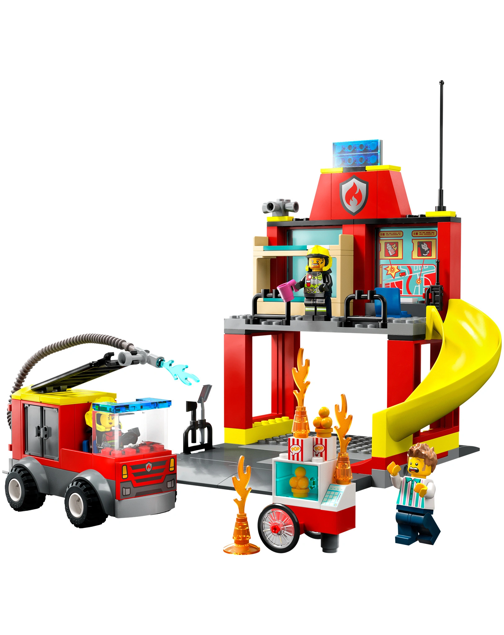 LEGO® City 60375 Feuerwehrstation und Löschauto