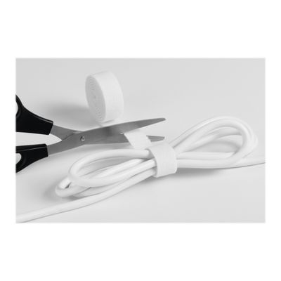 DURABLE CAVOLINE GRIP 10 - rouleau attache-câble auto-agrippant - 1m x 2cm - blanc