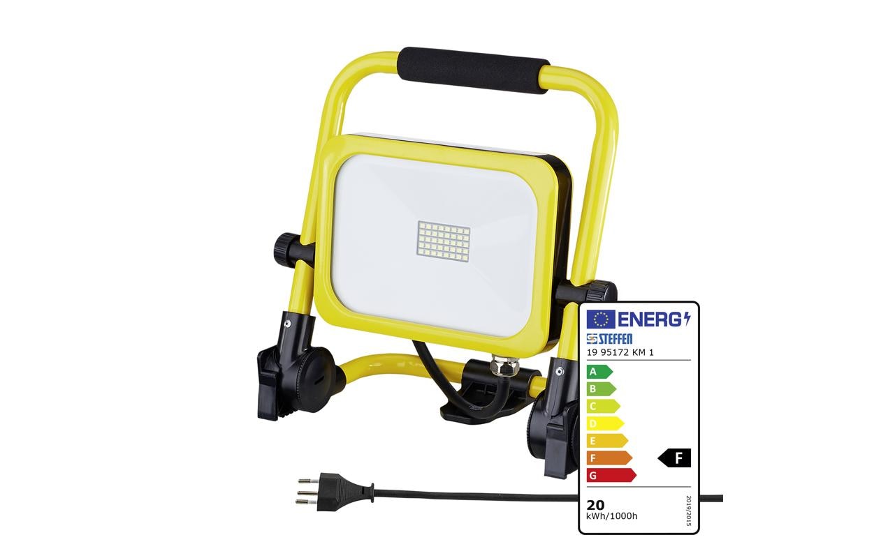 Scheinwerfer WORKLIGHT LED 20 WLED Strahler mit Traggriff und klappbarem Standfuss