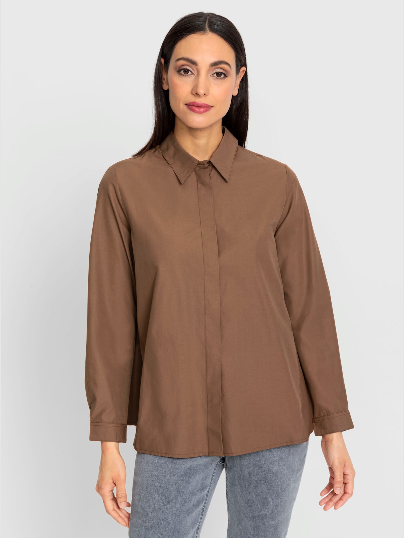 Chemisier long 50% coton