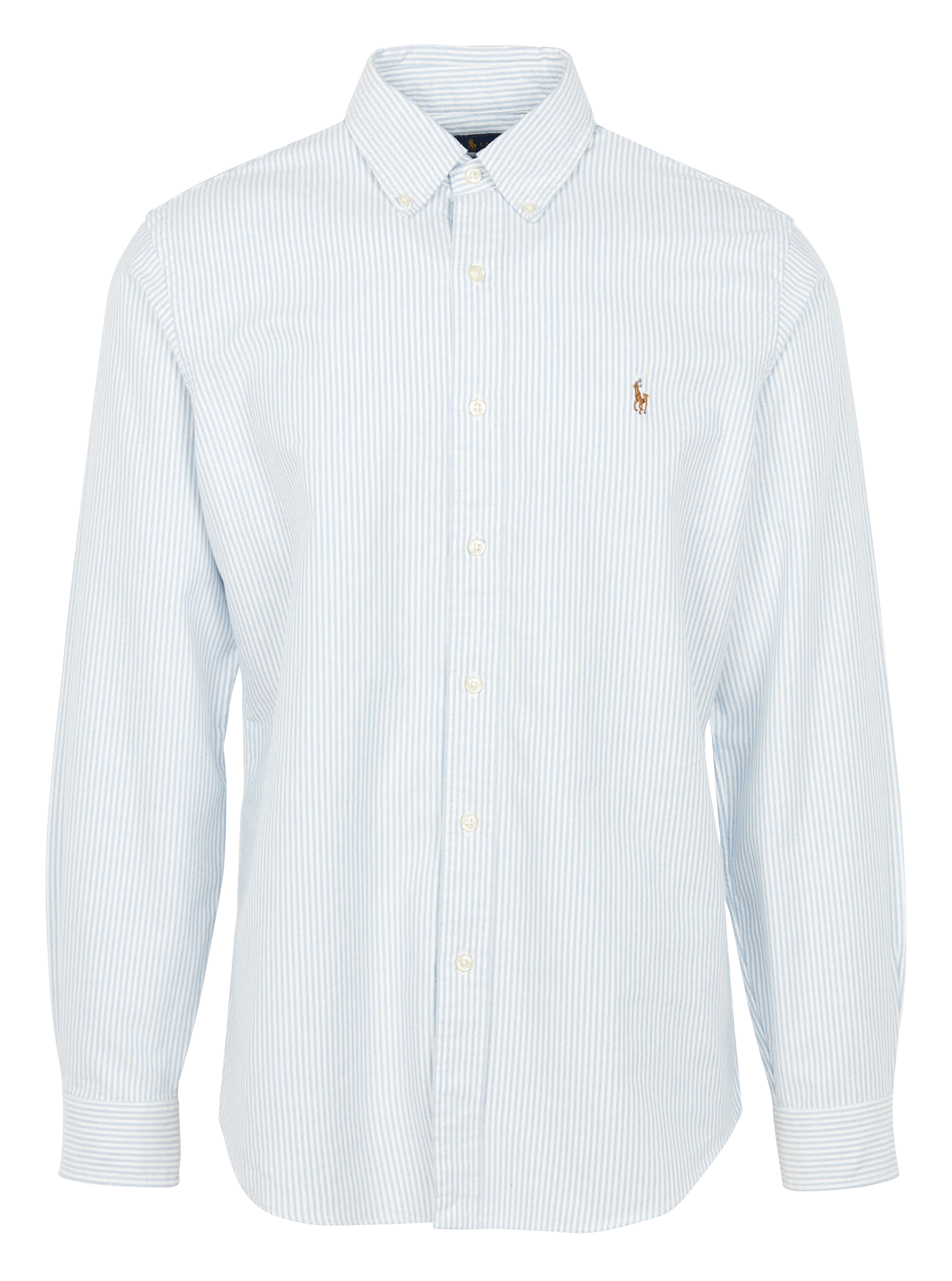 Chemise col américain en coton | Bleu