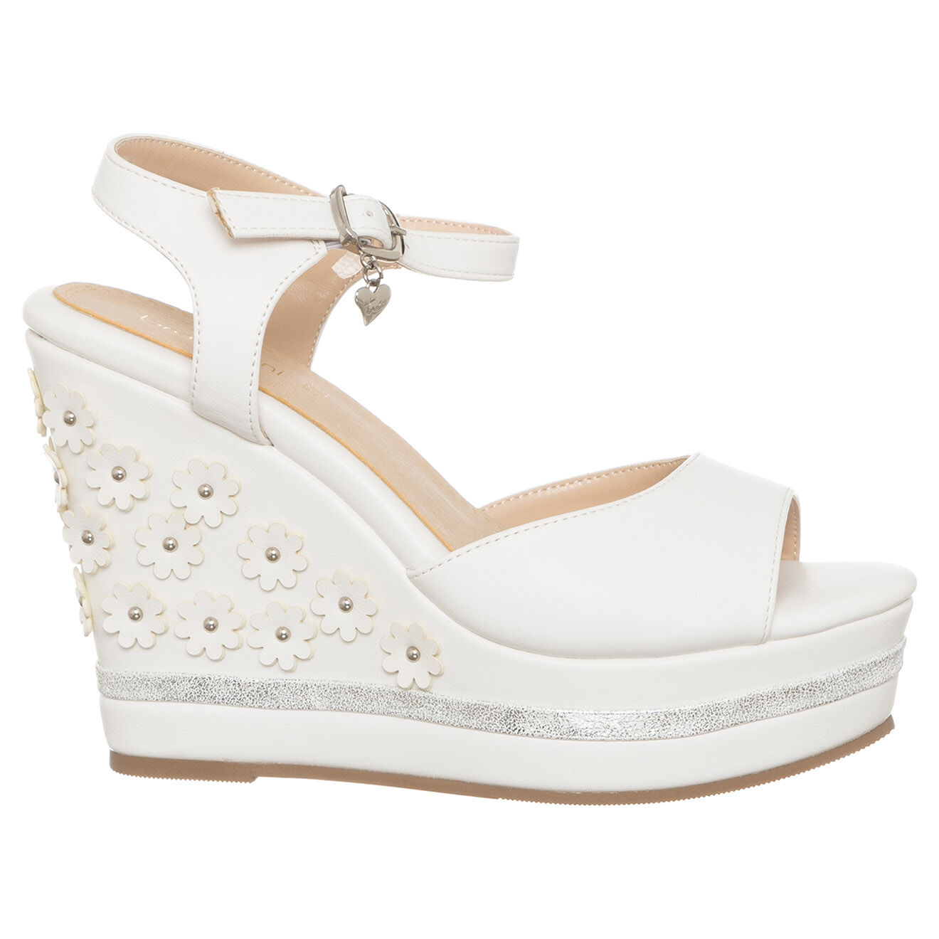 Tua By Braccialini Sandales compensées Olivia blanches - Talon 12 cm