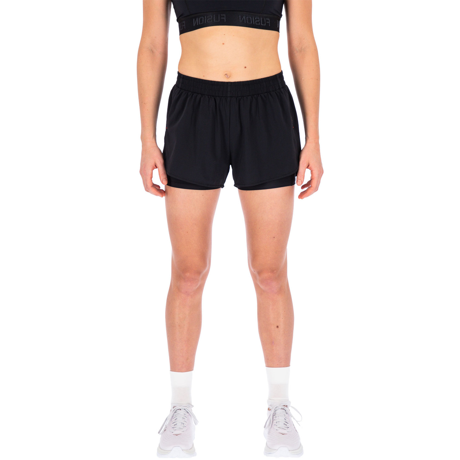 Fusion Run Shirt 2in1 Short Set Dames