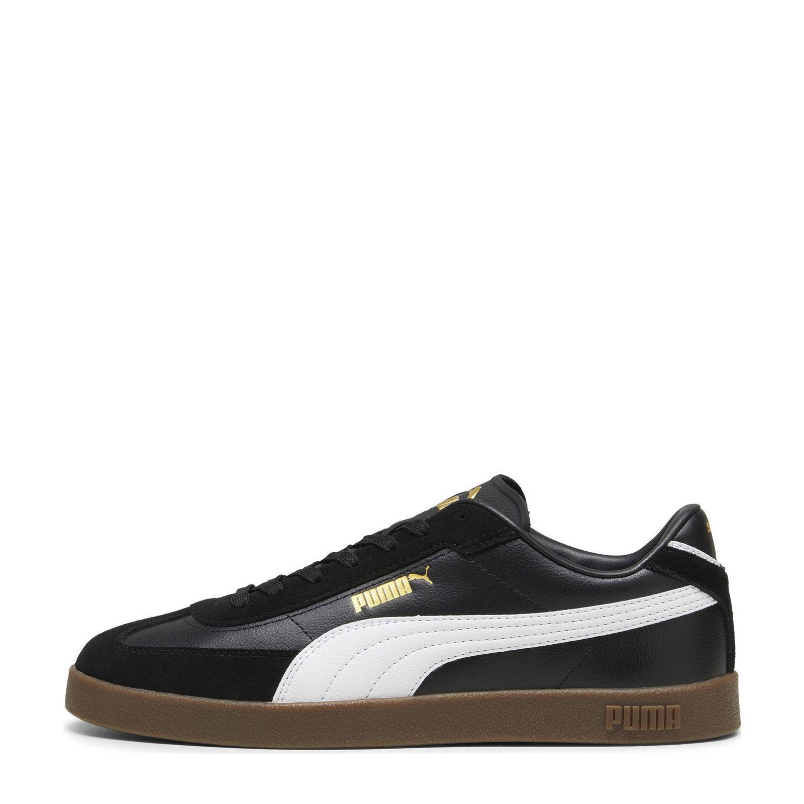 Puma Puma Club II Era  sneakers zwart/wit/goudkleurig