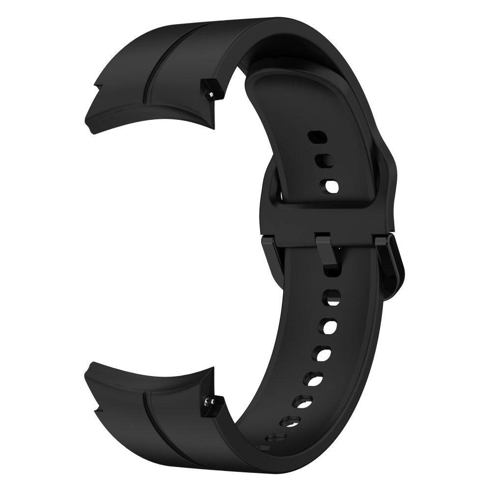 Samsung Galaxy Watch 7 (44mm) Ersatz Sport Silikon Armband Split Design (Gelenkumfang: 180 - 230mm) - Schwarz