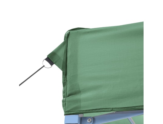 VIDAXL - Tente de réception pliable escamotable vert 200x200x306 cm