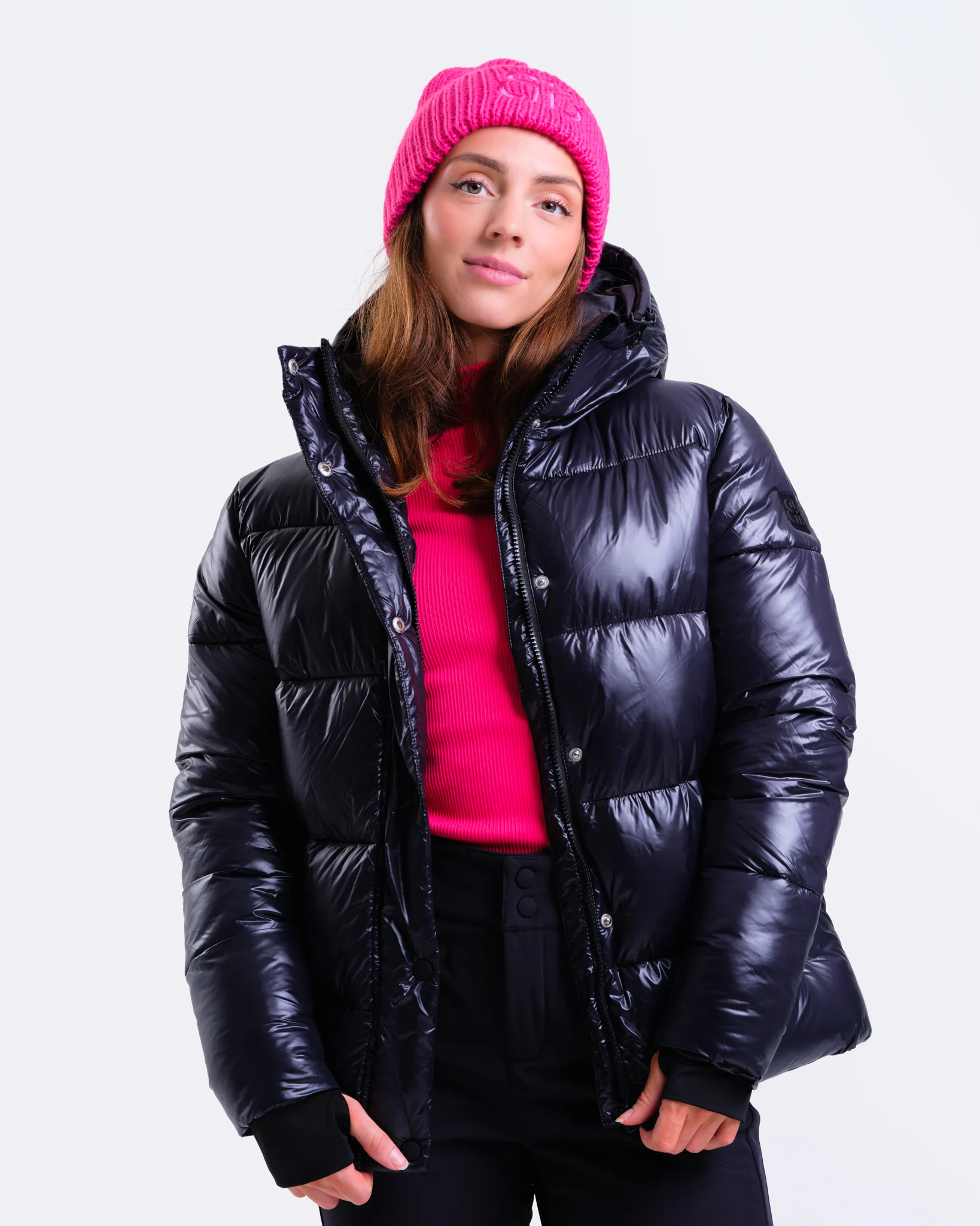 Bumpro Glow Oversized Puffer Jacket Black\Navy