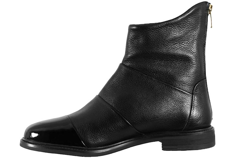 COPENHAGEN SHOES STEPHANIE STØVLE I SORT GLAT SKIND