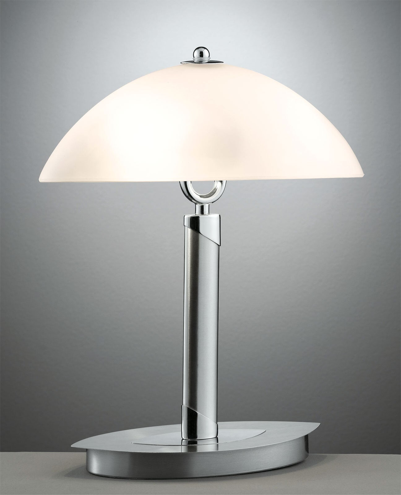 casaNOVA Retrofit Tischlampe OXFORD IV nickelfarbig