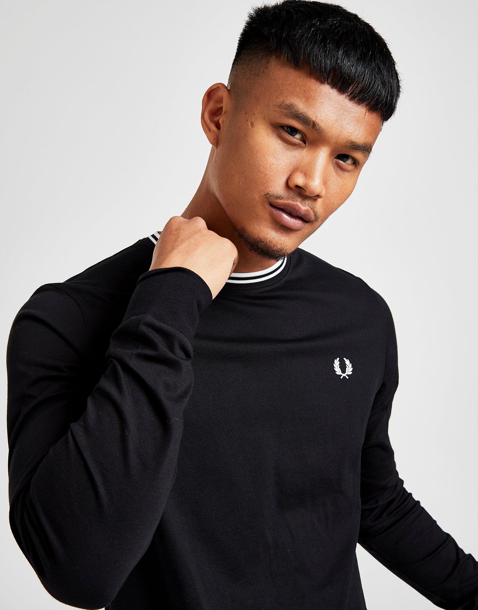 Fred Perry T-shirt Twin Tipped Longues Manches Homme