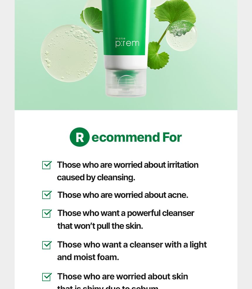 make p:rem - Inteca Soothing Cleansing Foam