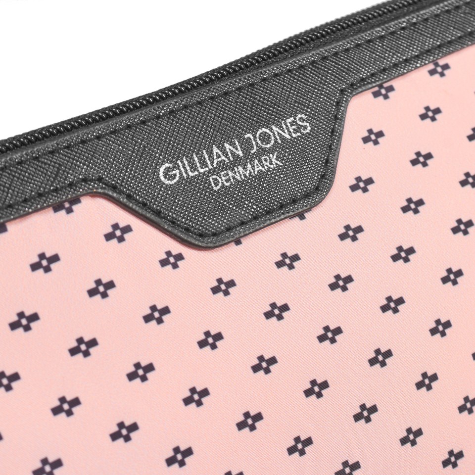 Gillian Jones - Cosmetic bag Rose w/ black print - Toilettaske