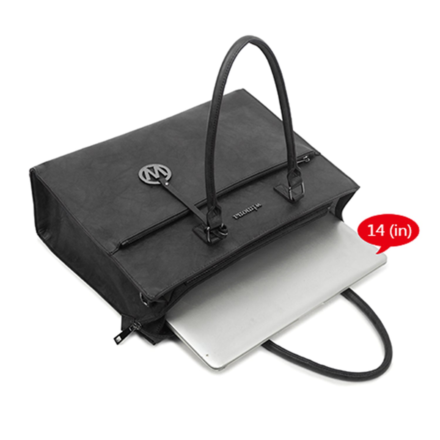 Wimona Franca 14'' Laptoptas zwart