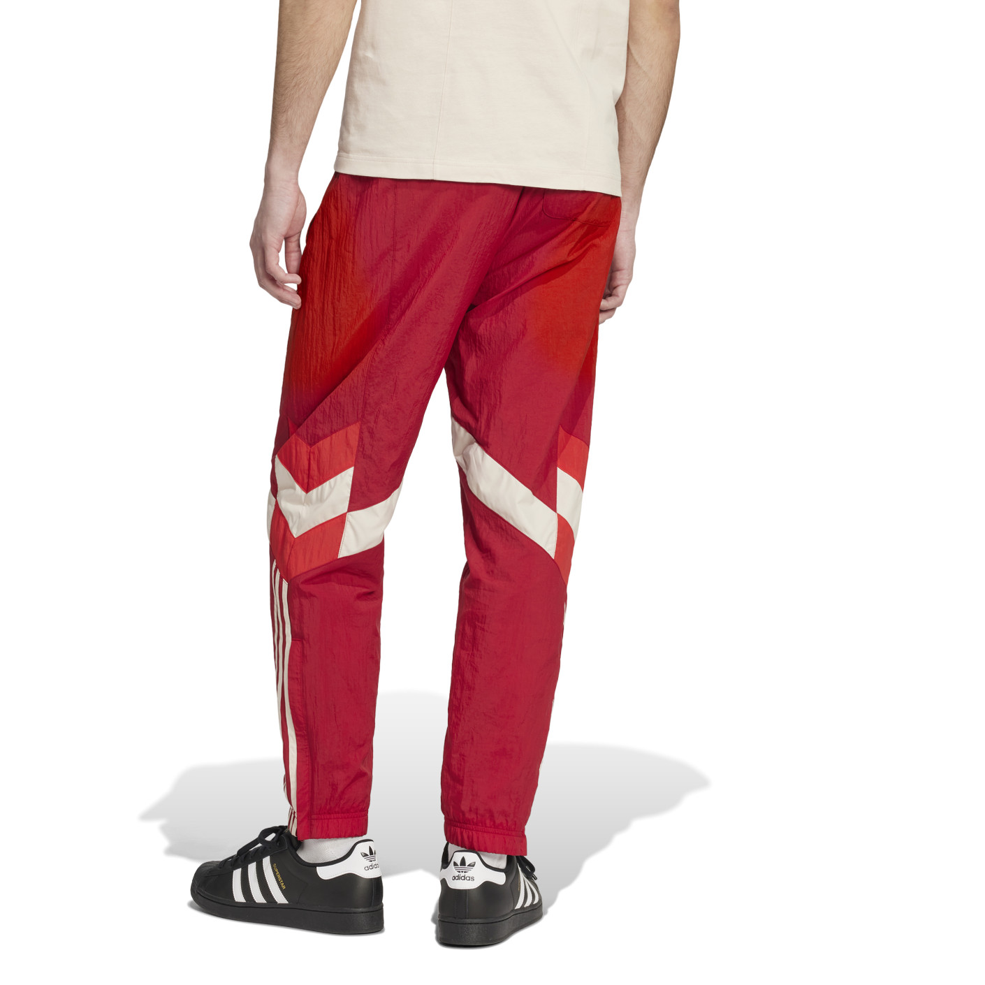 Adidas Bayern München Originals Track Trainingsbroek 2024-2025 Rood Beige