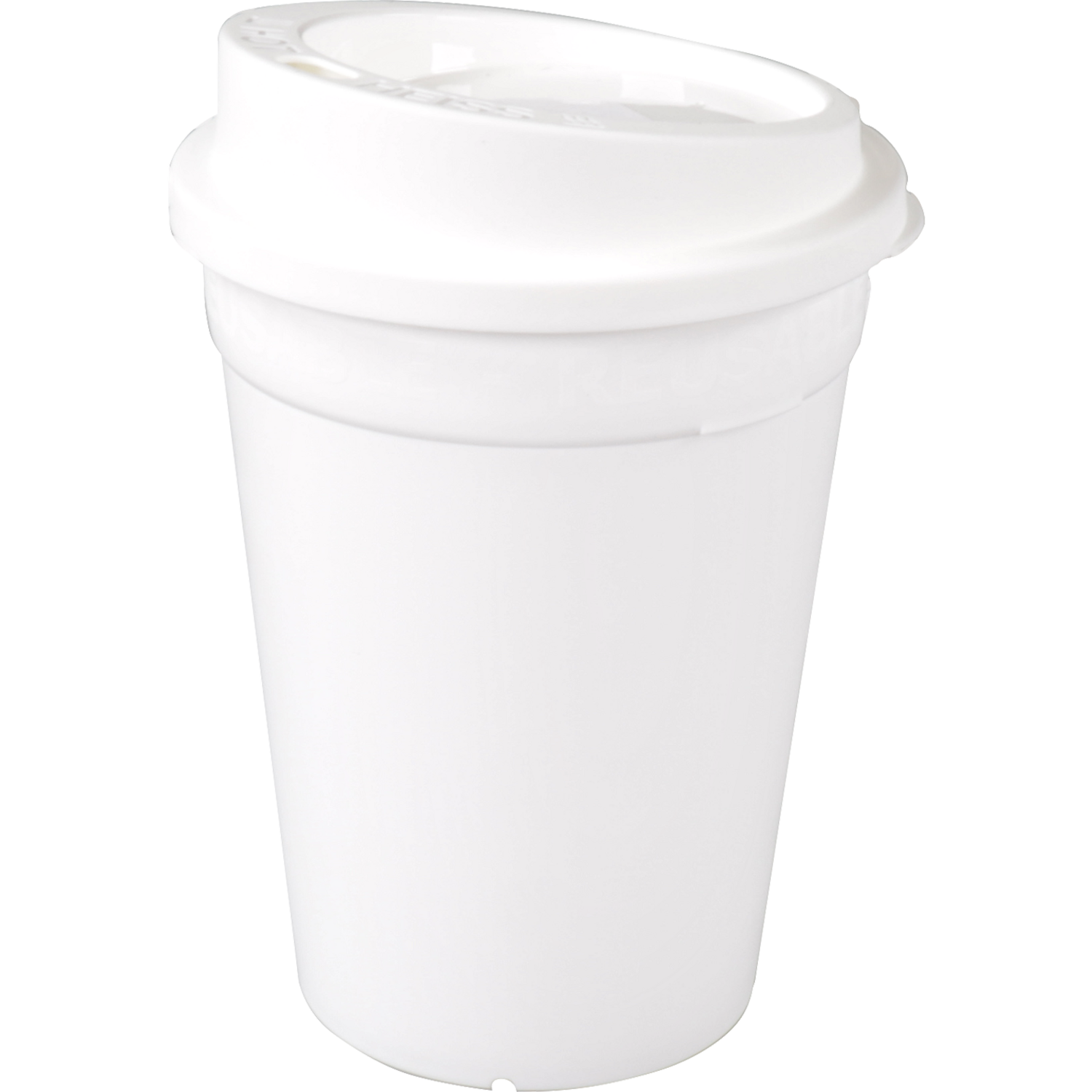 ÖkoCup, Beker, PP, reusable, 250ml, wit
