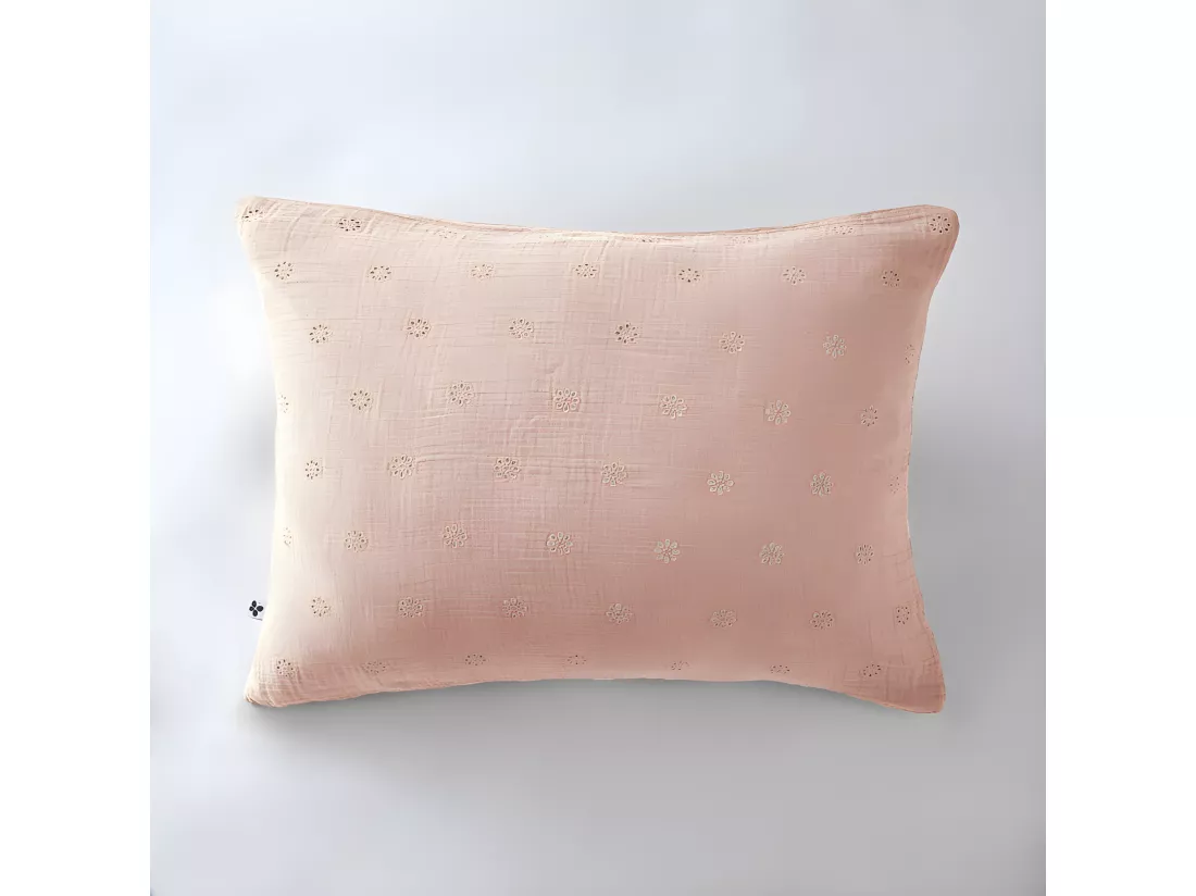 Taie d'oreiller Brodée Déco
