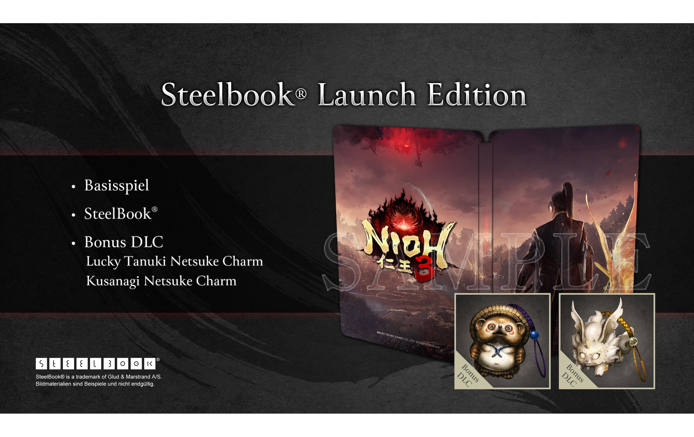 KOEI TECMO EUROPE LTD Spielesoftware »Tecmo Rollenspiel Nioh 3 Steelbook Launch Edition (Box)« PlayStation 5