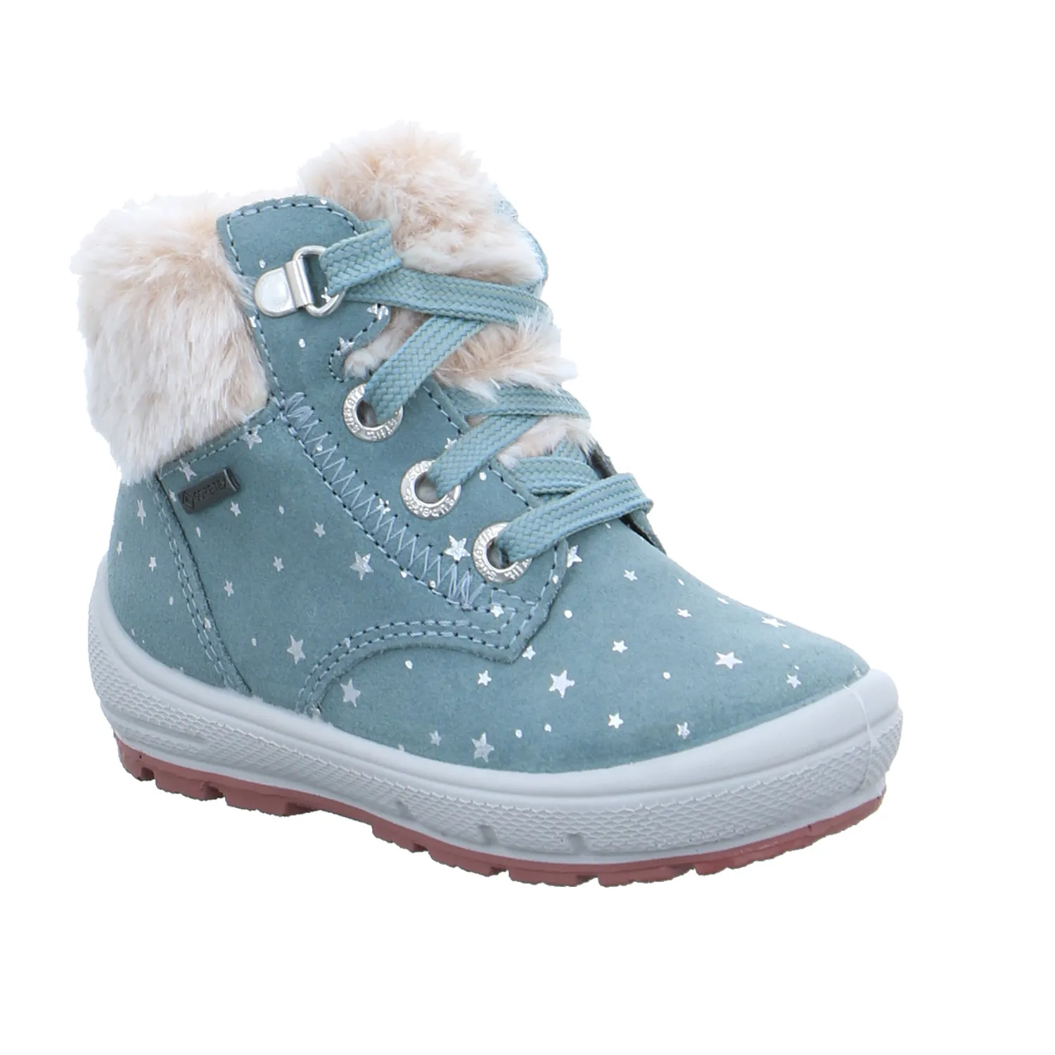 SUPERFIT Kleinkinder-Winter-Bottine Pastelgrün Textil  Baby-Boot