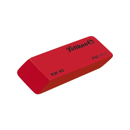Pelikan Radiergummi Suede, rot, aus Kunststoff