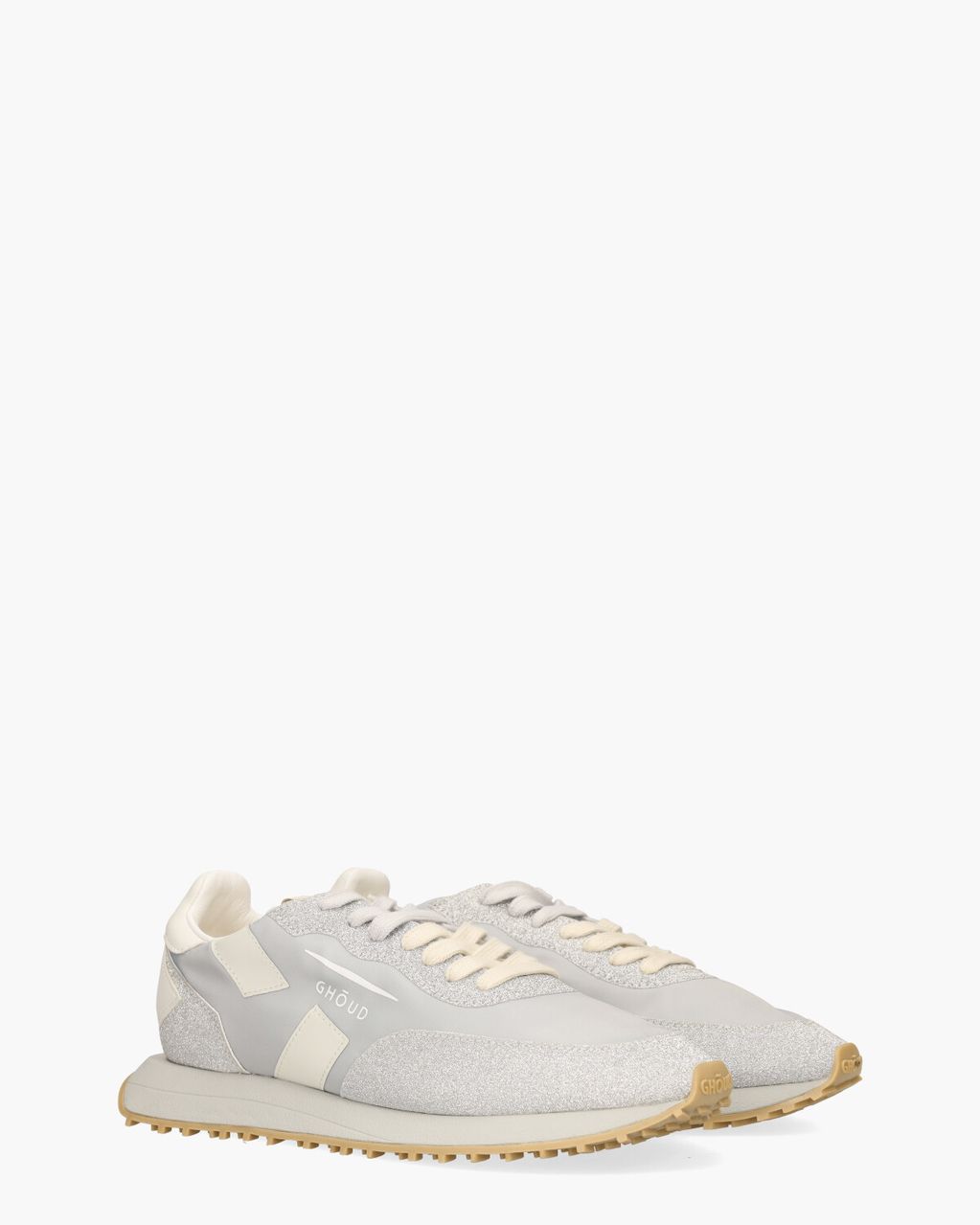 Ghoud Star Low Lichtgrijs/Zilver Damessneakers
