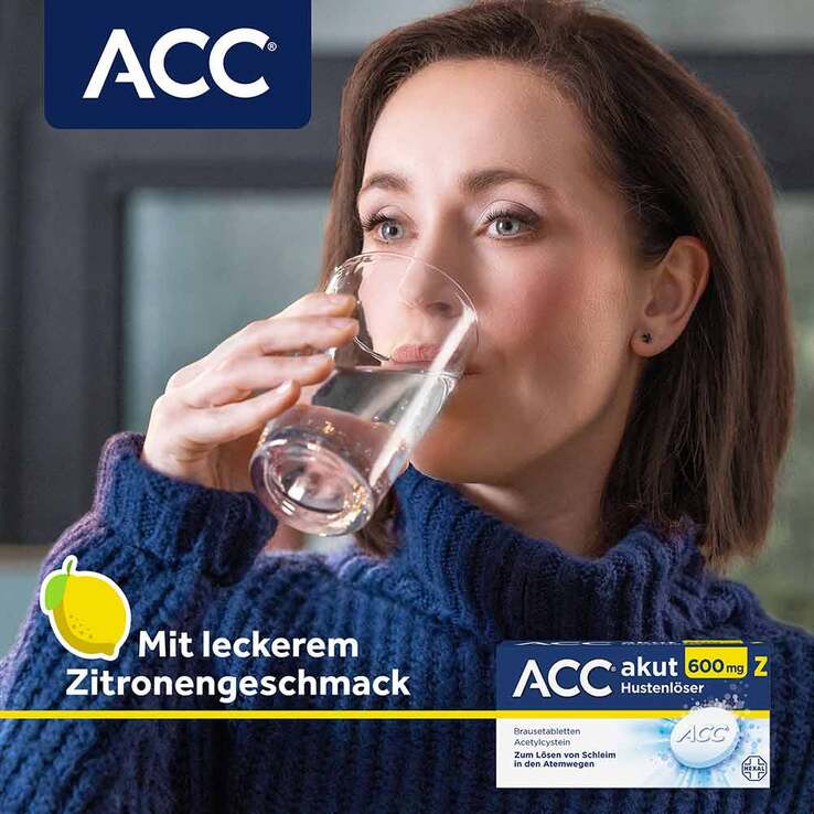 ACC akut 600 mg Z Hustenlöser, Brausetabletten, 20 St