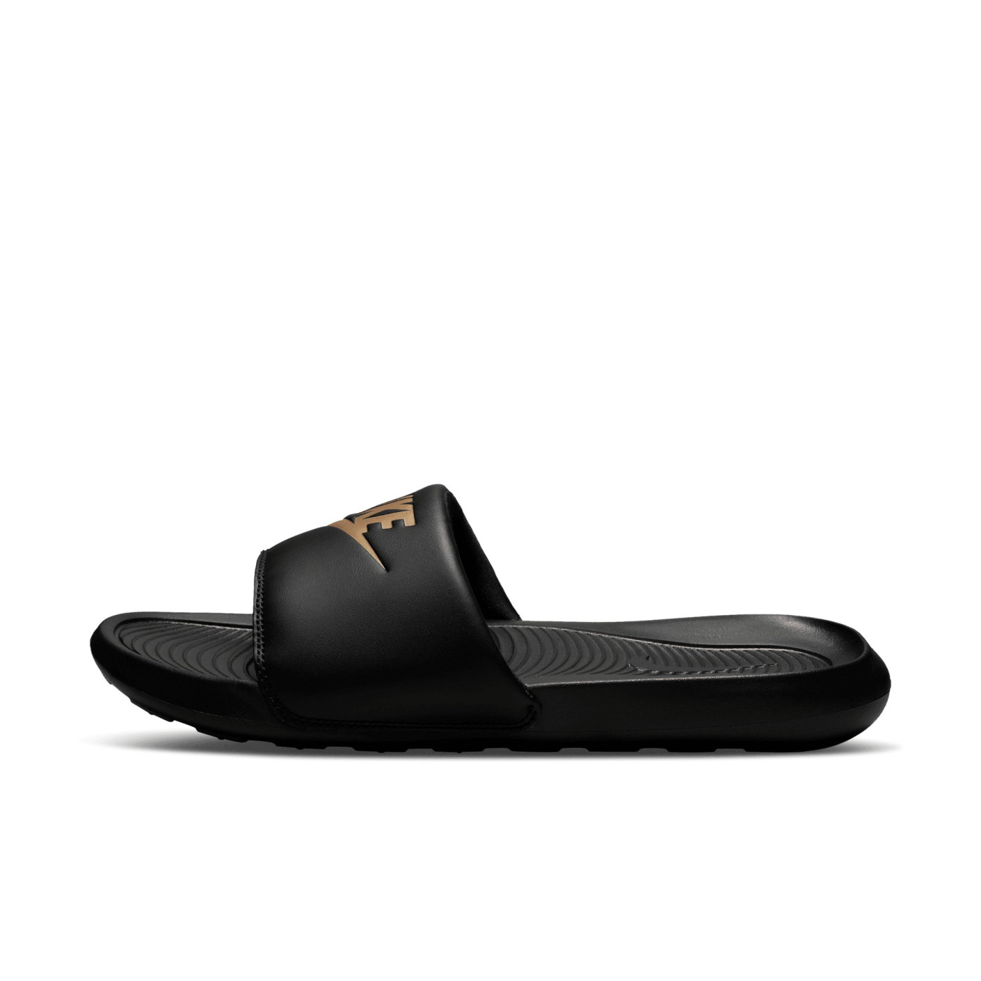 Nike Victori One Slippers Zwart Goud