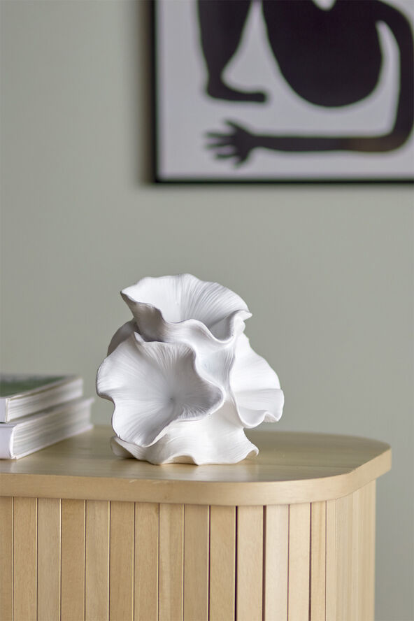 Bloomingville Claudette Deko, Hvid, Polyresin Hvid