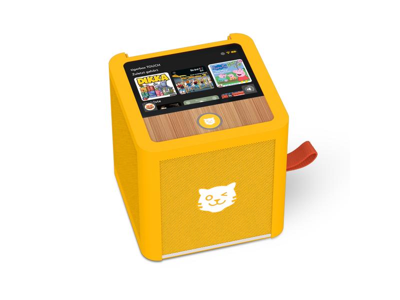 Tigermedia Tigerbox Touch Plus Swiss Edition Gelb Hörspiel-Box mit Touchdisplay