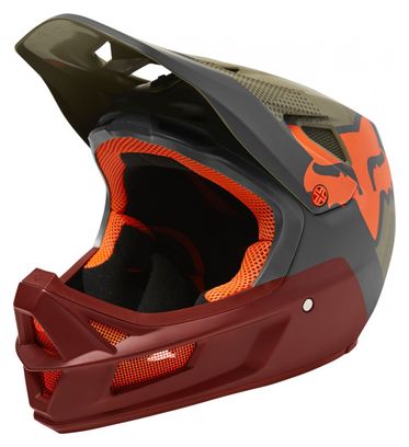 Casque Fox Rampage Comp Camo Rouge/Gris