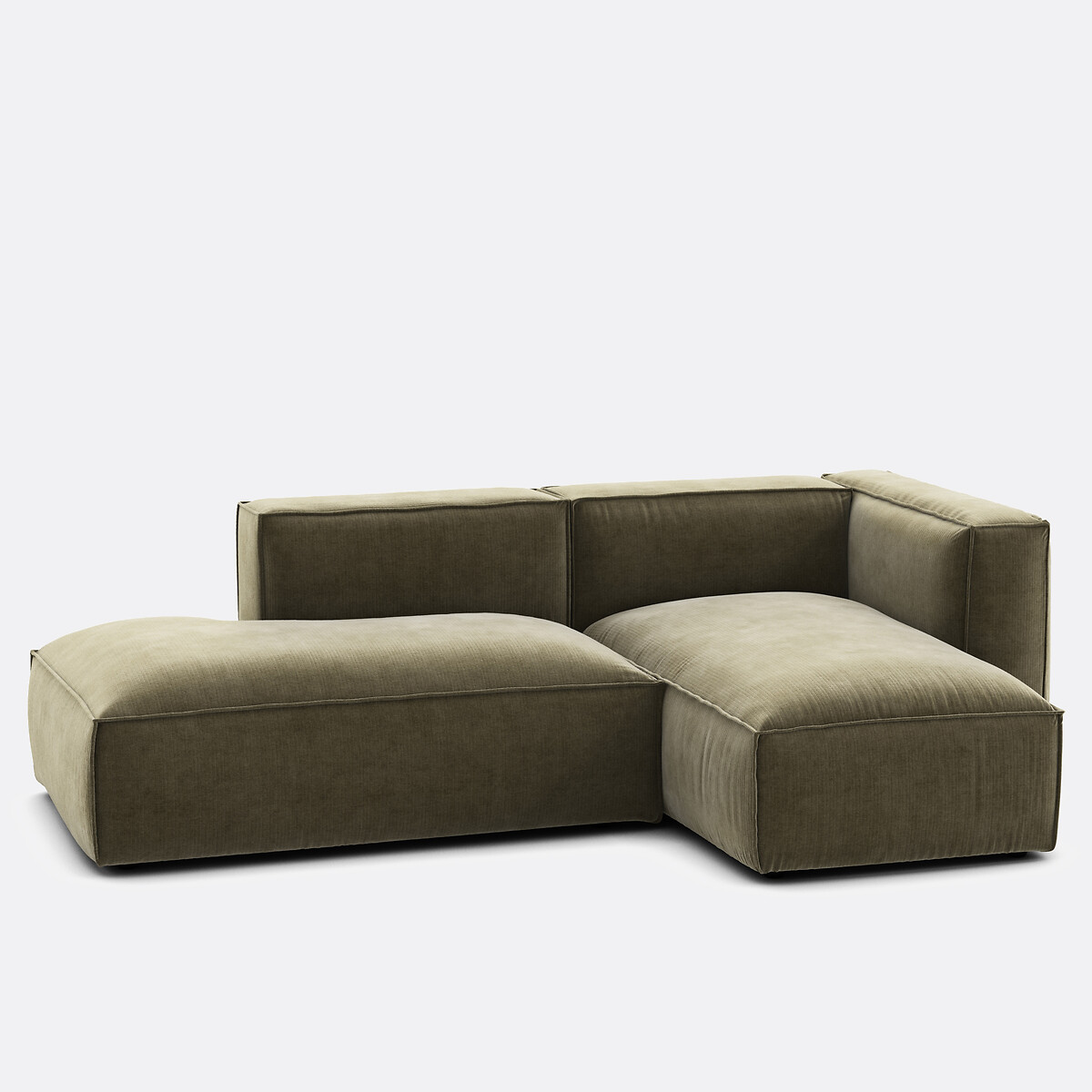 LA REDOUTE INTERIEURS<br>Sofá retangular em veludo vintage Seven