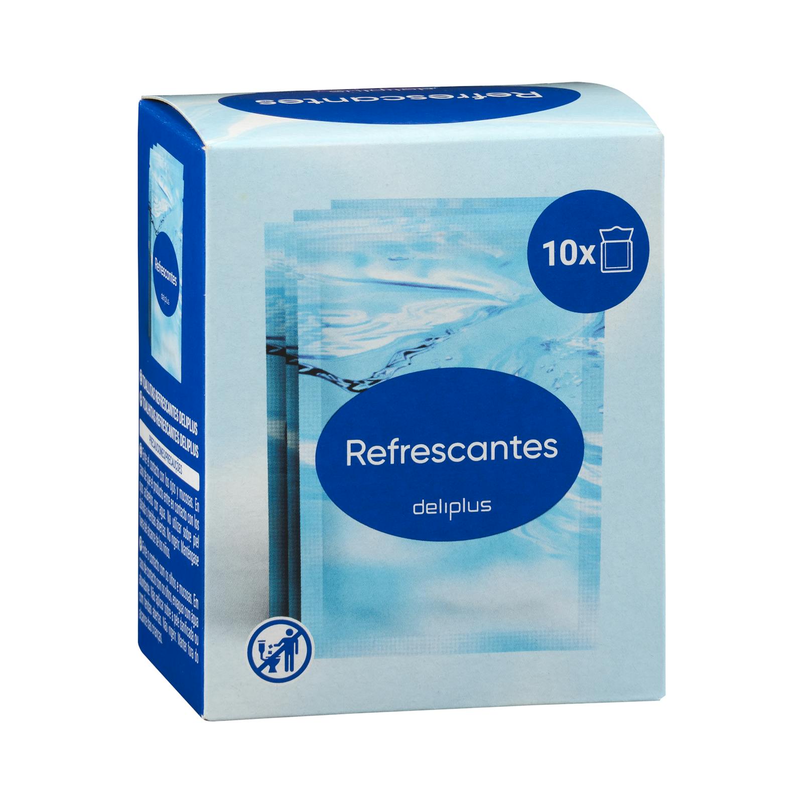 Lingettes rafraîchissantes unidoses Deliplus