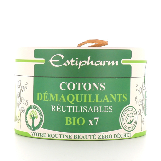 Cotons démaquillants réutilisables Estipharm