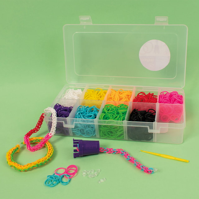 Loom bands sortert 2700pcs Playbox
