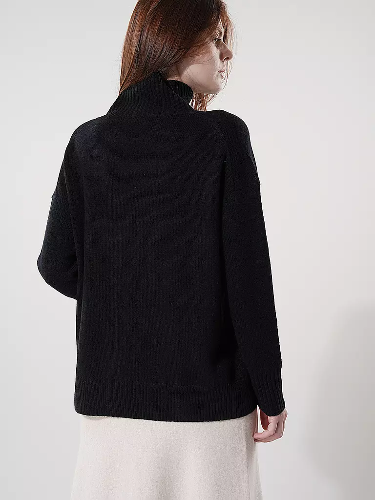 THE MERCER N.Y. Rollkragenpullover schwarz