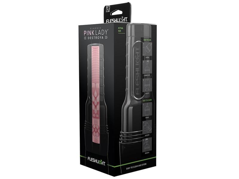 Fleshlight Masturbator Pink Lady Destroya Männer Sextoy für die manuelle Masturbation