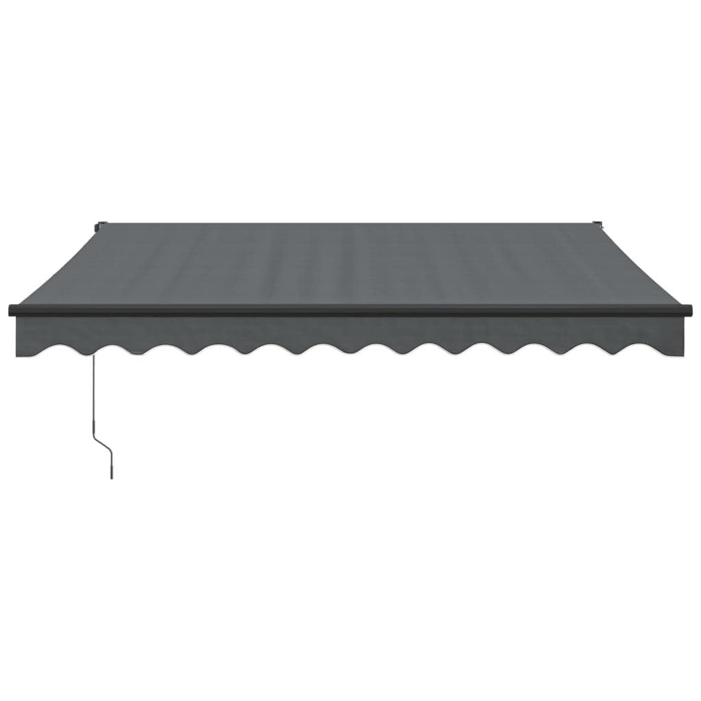 Auvent rétractable automatique anthracite 3,5x2,5 m