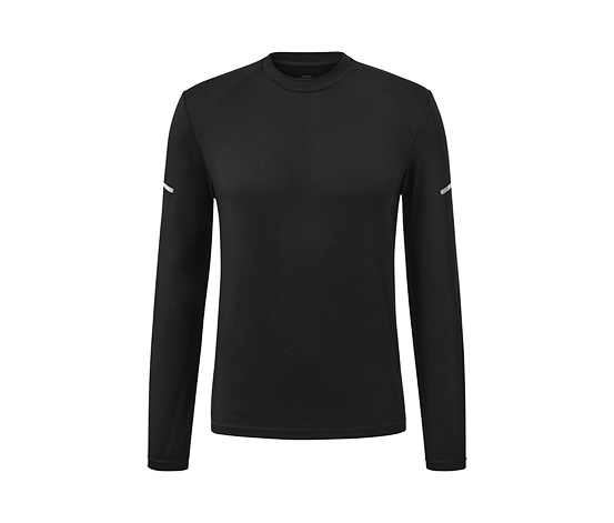 Langarm-Funktionsshirt neongelb